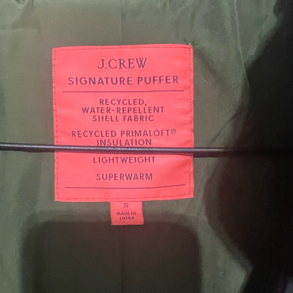 J. Crew Black Quilted Puffer Coat - Picture 4 of 7